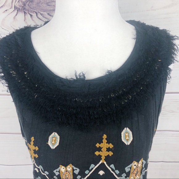 ANTHROPOLOGIE Akemi + Kin Firelight Fringe Tank S - Picture 4 of 8